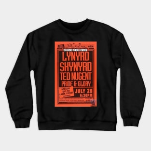 Skynyrd Ted Nugent Crewneck Sweatshirt